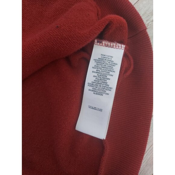 True Religion Track Suit Womens Sz M and S Burgundy Zip Up Retro Streetwear - Picture 12 of 15